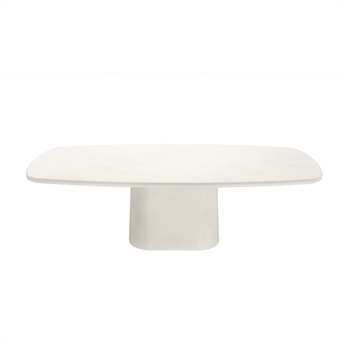 Table à manger rectangulaire Lorient StoneSkin latte