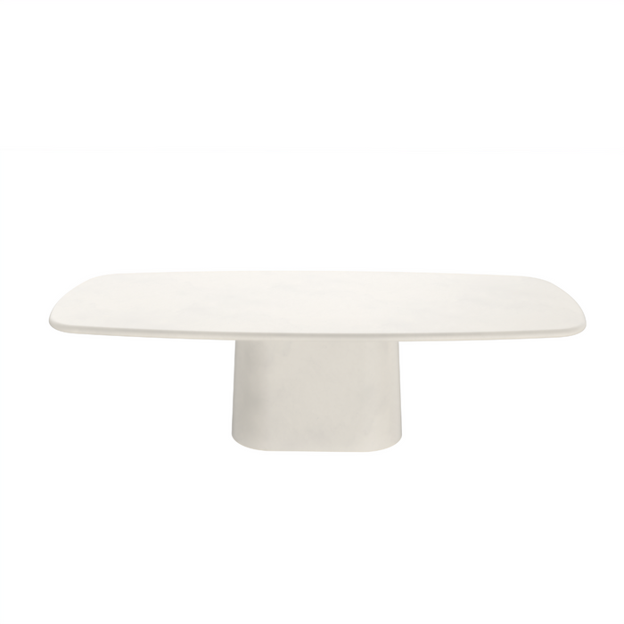 Table à manger rectangulaire Lorient StoneSkin latte