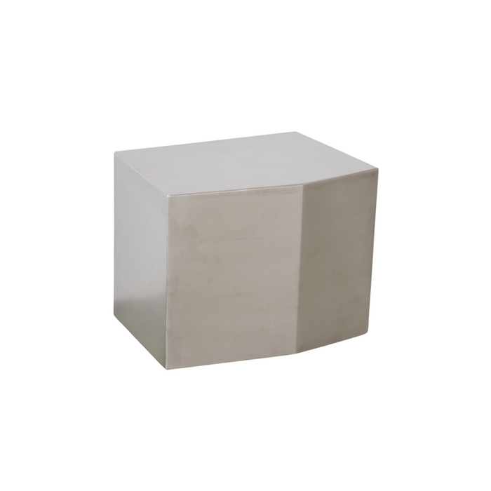 Mesa de centro Creully de acero inoxidable