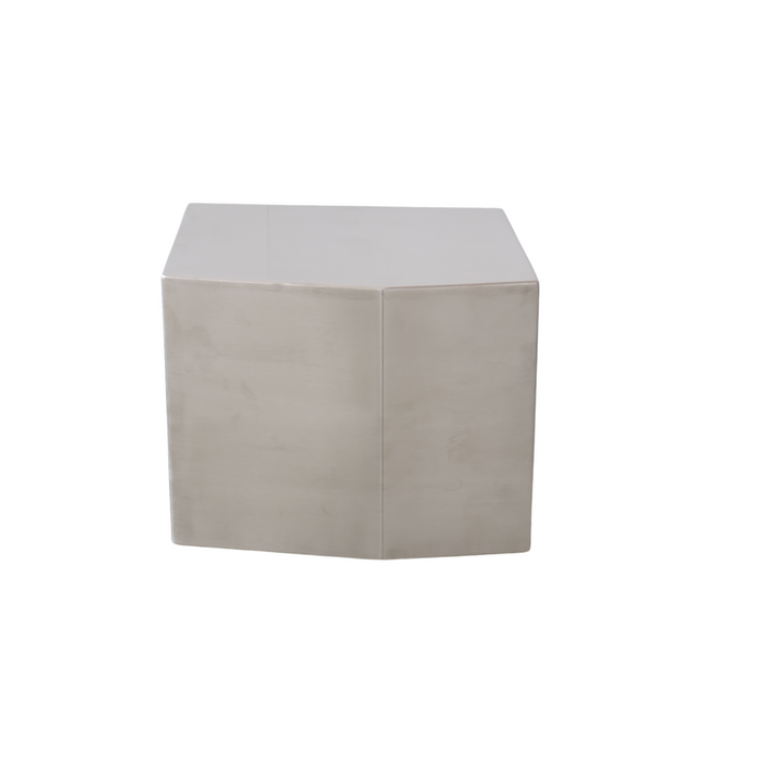 Mesa de centro Creully de acero inoxidable