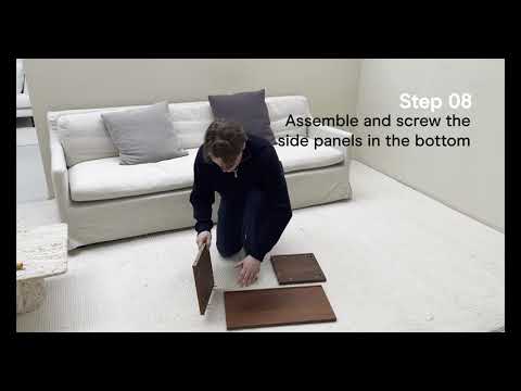 visuele handleiding over de sarzeau wandkast combinatie 1