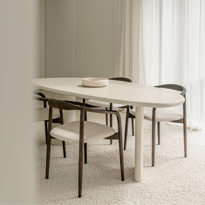 Ovaler Esstisch Rouen MicroSkin 220 cm