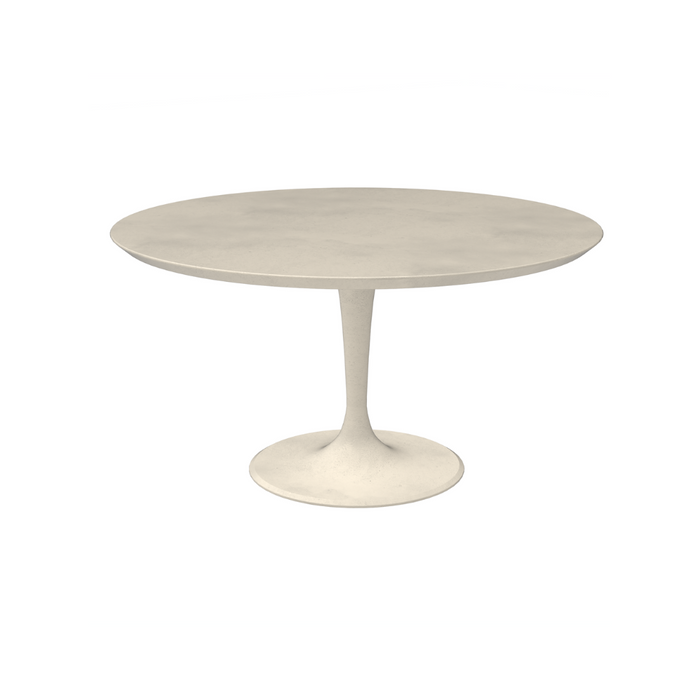 Table à manger ronde tulipe Camille couleur latte nuageux Ø140