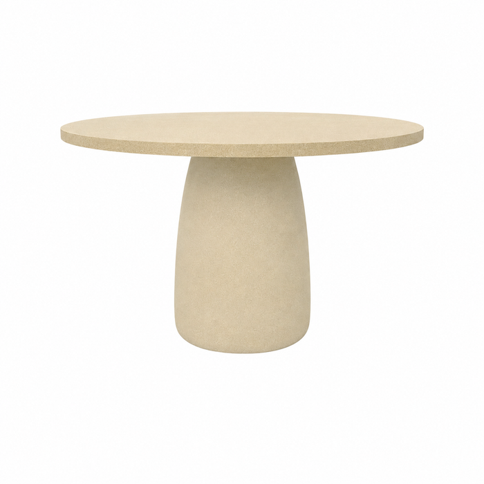 Table de jardin ronde Uzé dune Ø120 cm