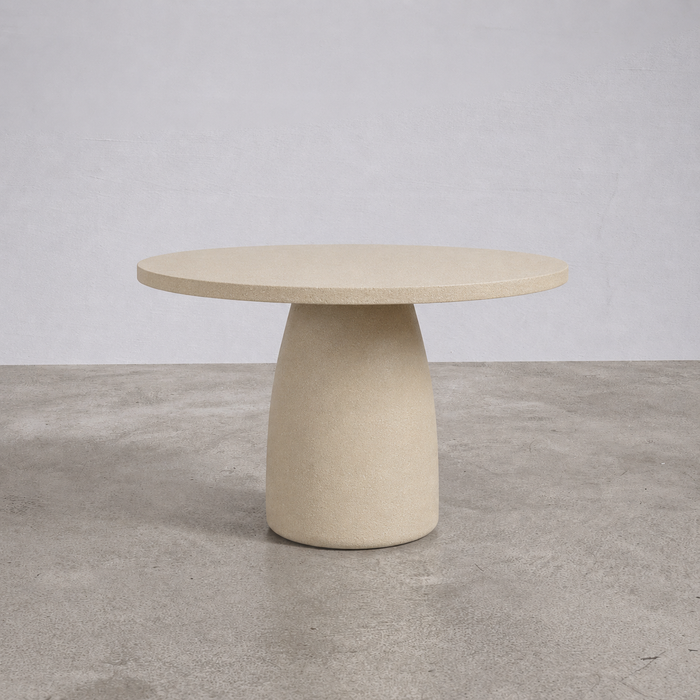 Table de jardin ronde Uzé dune Ø120 cm