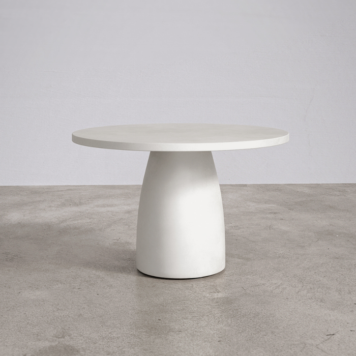 Round garden table Uzé latte Ø120 cm