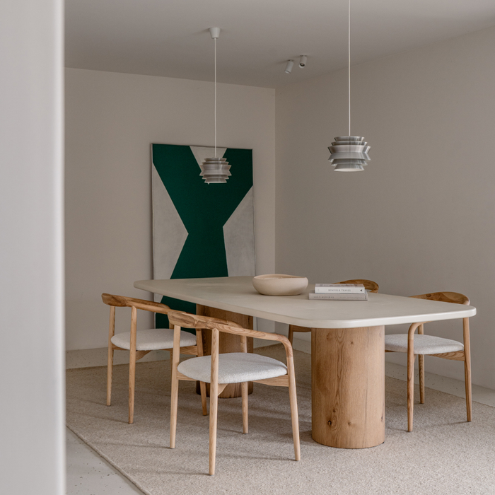 Eettafel Vesper MicroSkin eiken onderstel 240