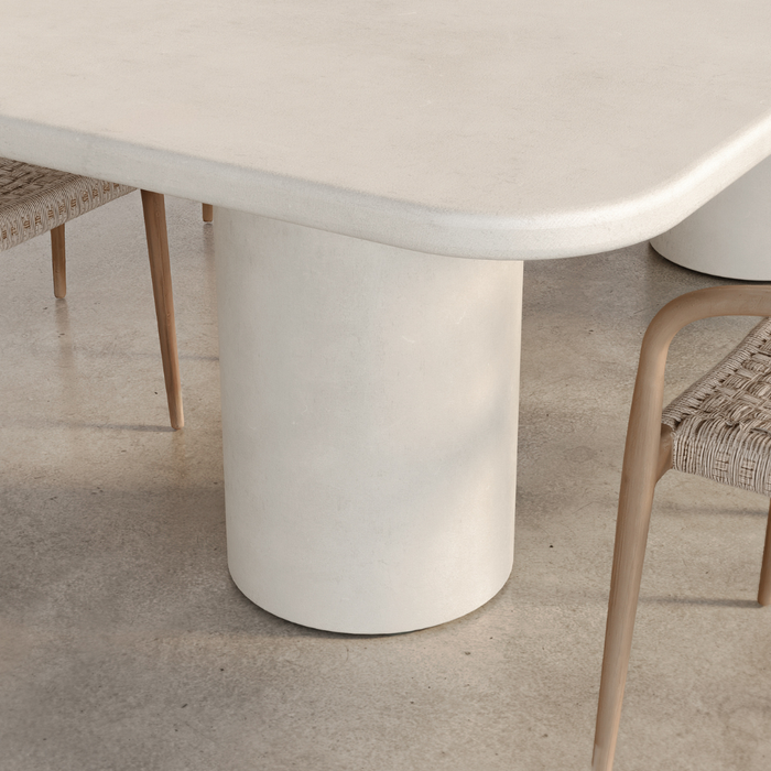 Outdoor eettafel Yonu ronde poten 300 cm