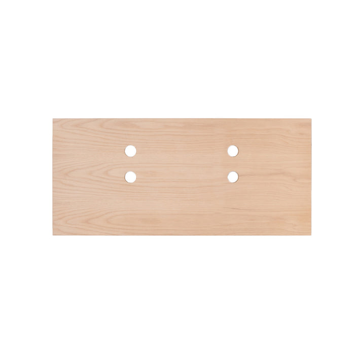 Oak wooden vanity top 120 cm