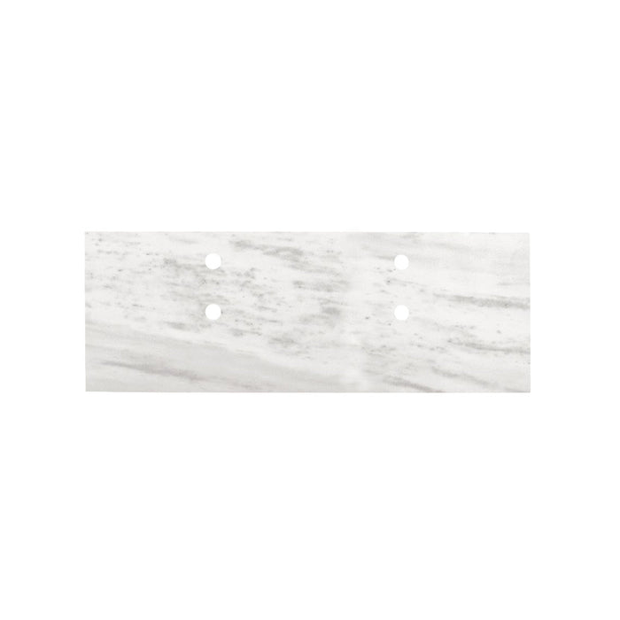 Marcel white marble vanity top 120 cm