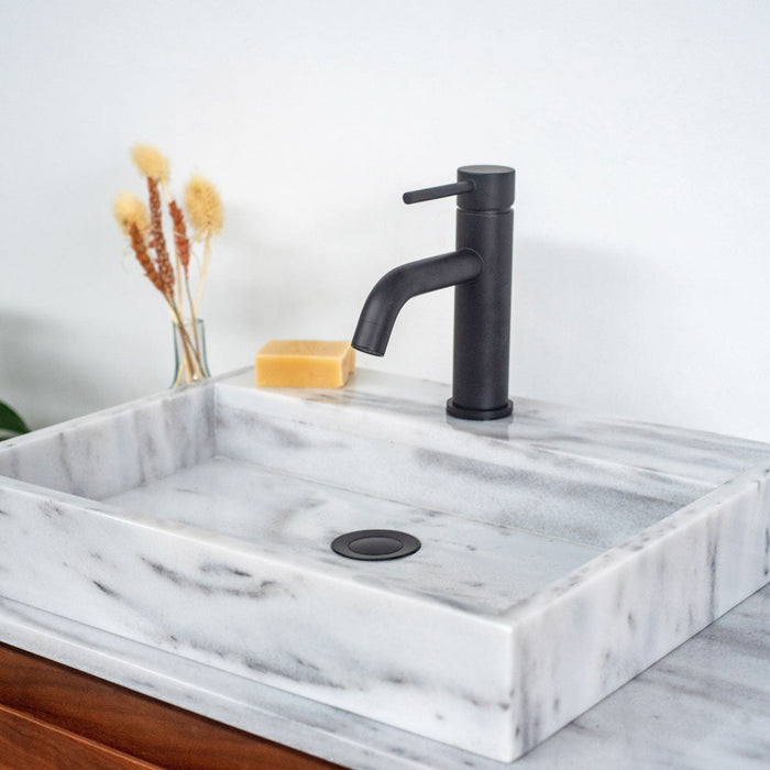 GeorgeII Lavabo op een Ann Badkamerkast in Walnoot Hout 