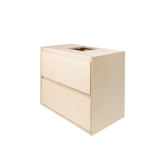Berk badkamermeubel met Scandinavisch ontwerp - 80 cm