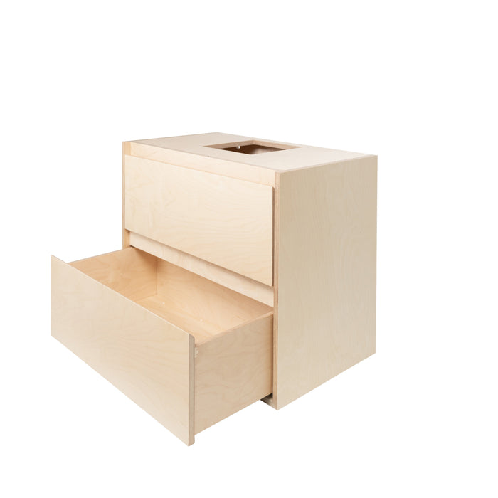 Scandinavisch badkamermeubel ANN - 80 cm breed - Berk