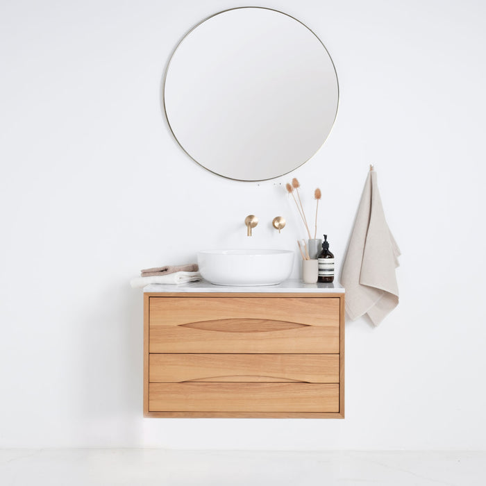 eiken badkamerkast met retro badkamerschuiven furnified alt