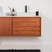 Bill wastafelmeubel - Teak - Terrazzo wastafel - Terrazzo wasplaat