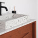 Bill wastafelkast - Teak - Terrazzo wastafel - Terrazzo wasplaat