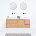 Badkamerset Fien wit terrazzo Eik 