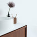 Walnoot badkamerset Fien - Sims solid surface waskommen - 80 cm