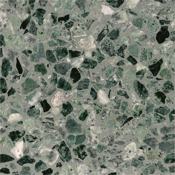 Carrelage de salle de bains en terrazzo Smeraldo