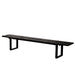 Eetkamerbank in zwarte Hout Furnified