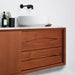 Teak badkamerkast Bill - Terrazzo bovenplaat - Alexis II