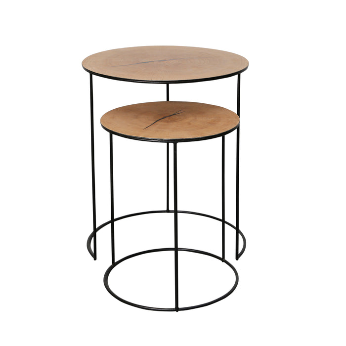 Bijzettafel Louis eik klein