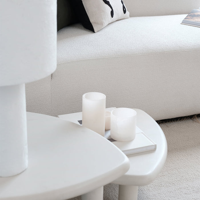 Side table Tacy MicroSkin low