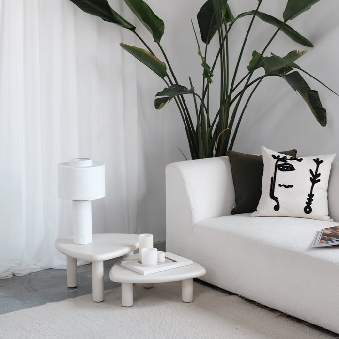 Side table Tacy MicroSkin low