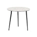 Bijzettafeltje Mauritz Zwart/Wit Terrazzo dia40/H40cm