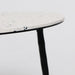 Bijzettafeltje Mauritz Zwart Wit Terrazzo dia40 H40cm 5