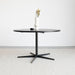 Ronde eettafel zwart hout dia 125cm