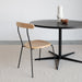 Ronde eettafel zwart hout Furnified