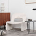 fauteuil in witte Stof Furnified