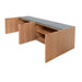 Dressoir met Marmer Pisa Eik/Groen Marmer 200cm