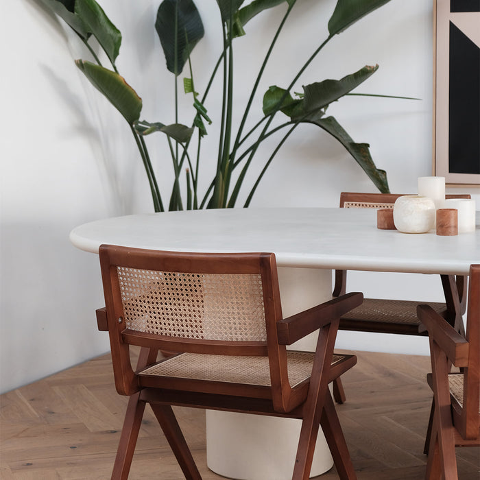 Esstisch Astrid in Mortex-Optik MicroSkin 240 cm