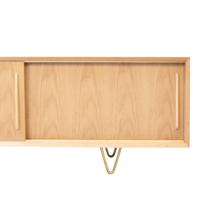 Eiken tv-meubel Oskar naturel 220 cm