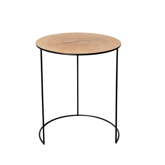 Grande table d’appoint Louis en chêne