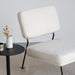 witte fauteuil bouclé Furnified