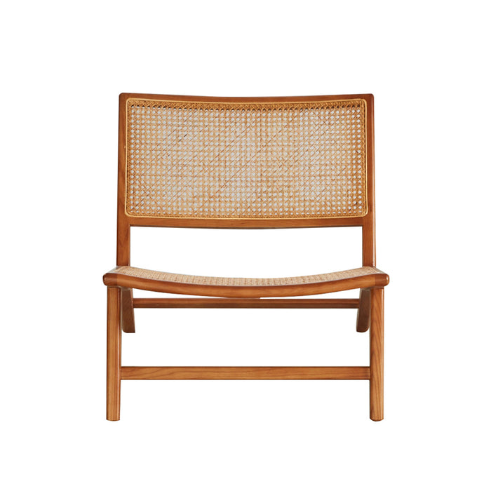 Flora Fauteuil Naturel Rotan Walnoot