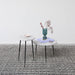 Florence Bijzettafel Wit Marmer dia32/H45cm