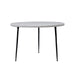 Florence Bijzettafel Wit Marmer dia50/H32cm