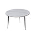 Florence Bijzettafel Wit Marmer dia50 H32cm 2