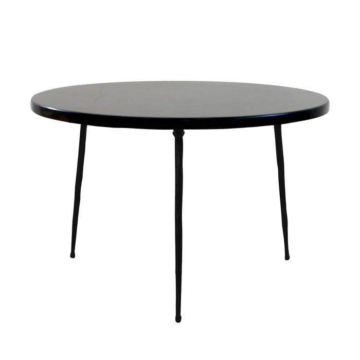 Florence Bijzettafel Zwart Marmer dia50/H32cm