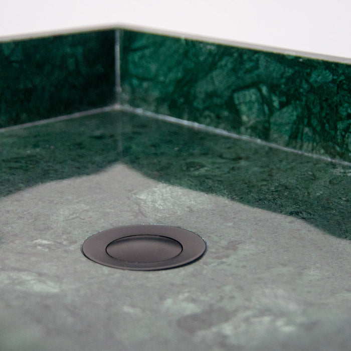 Wasbak George in Groen Marmer 
