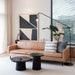 Lederen cognac sofa 3 zit Furnified