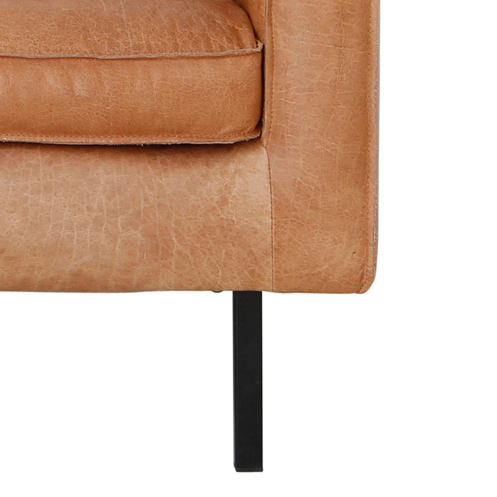 Gordon 3.5 zit Cognac leder (220cm)