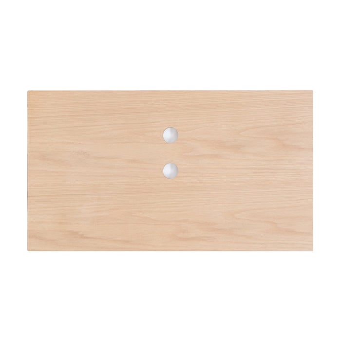 Plan vasque en bois de chêne 80 cm