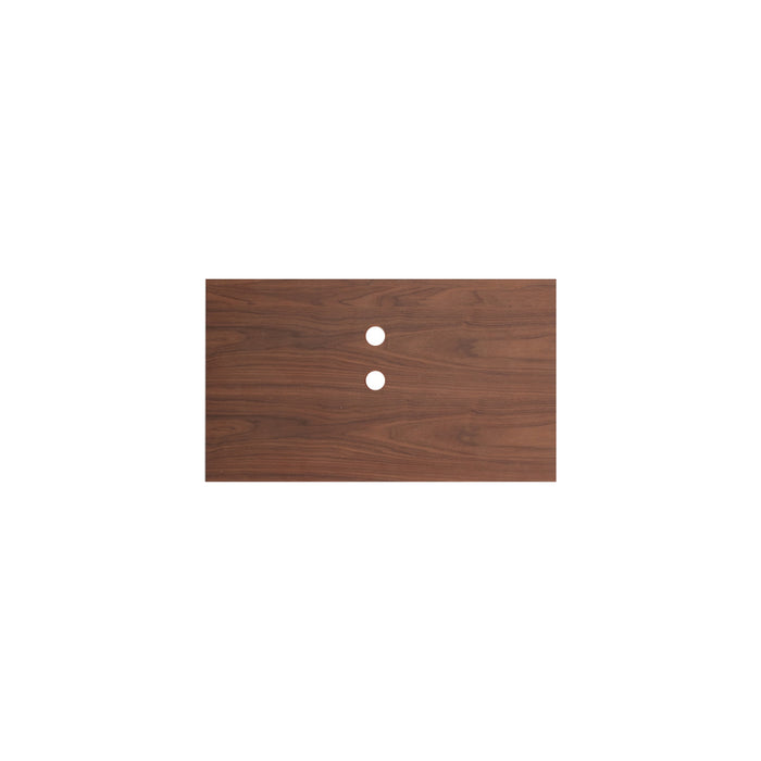 Encimera de lavabo de madera de nogal 80 cm
