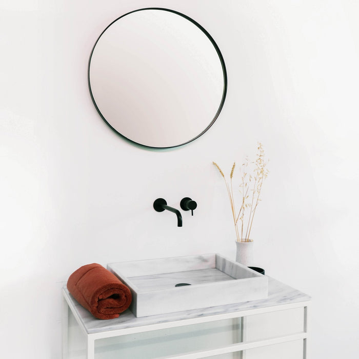 Marcel white marble vanity top 80 cm