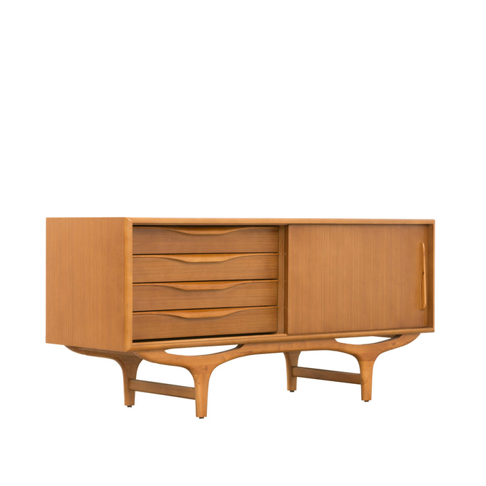 Jaren 60 Retro Dressoir Josephine Teak (140cm) 4